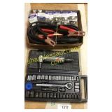 Jumper cables, fuel tank fittings, angle die