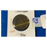 1844 large cent