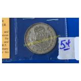 Old Mexican silver dollar