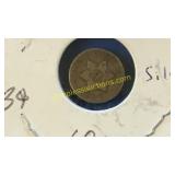 1852 .03 cent Silver