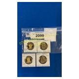 4 presidential dollars