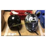 Toolbox, motorcycle helmets