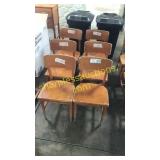 Wooden chairs (QTY X 6)