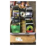 Assorted CDs, computer games