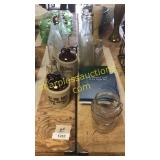 Vintage bottles, Amana colonies jugs