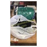 Assorted kids clothes, sleeping bag