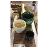 McCoy planter, ceramic pots, vases