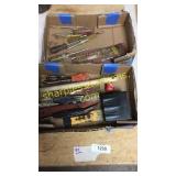 Assorted scrapers, screwdrivers