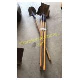 Pile of shovels