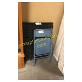 Metal pet cage and chair