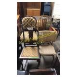 Group of four chairs