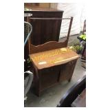 Oak commode
