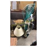 Golf clubs, light, fishing net