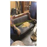 Antique love seat