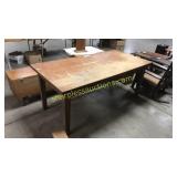 Large wooden table
