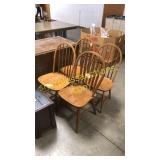Wooden chairs (QTY X 4)