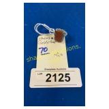 Sterling gold stone size 7.5 ring