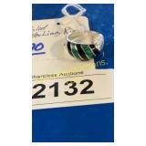 Solid sterling ring  size 10