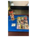 Cal Ripken cards & pop bottle in tube