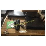 Panasonic DVD player & Phillips VCRs, camcorder,