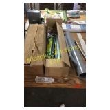 Single track drawer slides, steel post driver