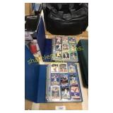 Binders of Baseball cards