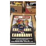 Earnhardt poster and cars