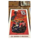 Earnhardt poster and cars