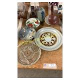 Assorted pottery
