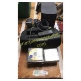 Speakers, CDs, radio