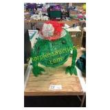 Lighted Christmas frog