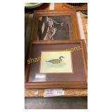 Duck/ geese prints, folding chair