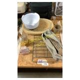 cooling racks, coasters, placemats, miscellaneous
