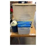 Hamper, 2 coolers