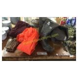 Royal Waders (no size), jacket, gloves