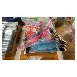 Straws, popcorn containers, cake cups