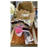 Mustache straws, crazy straws