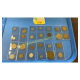 Assorted foreign coins