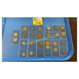 Assorted foreign coins
