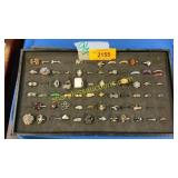 Tray of assorted rings