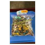 Bag of miscellaneous jewelry