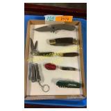 8 pocket knife collection