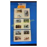 Sheet of conservation stamps