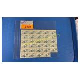 Sheet of 20 cent duck stamps