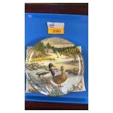 The mallard collectible plate with COA