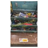 Tool box with assorted tools