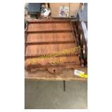 Two spoon racks, gun rack