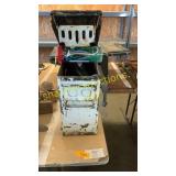 Metal box, bunjee cord