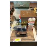 Cassettes, empty totes misc