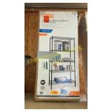 HDX Black utility shelf